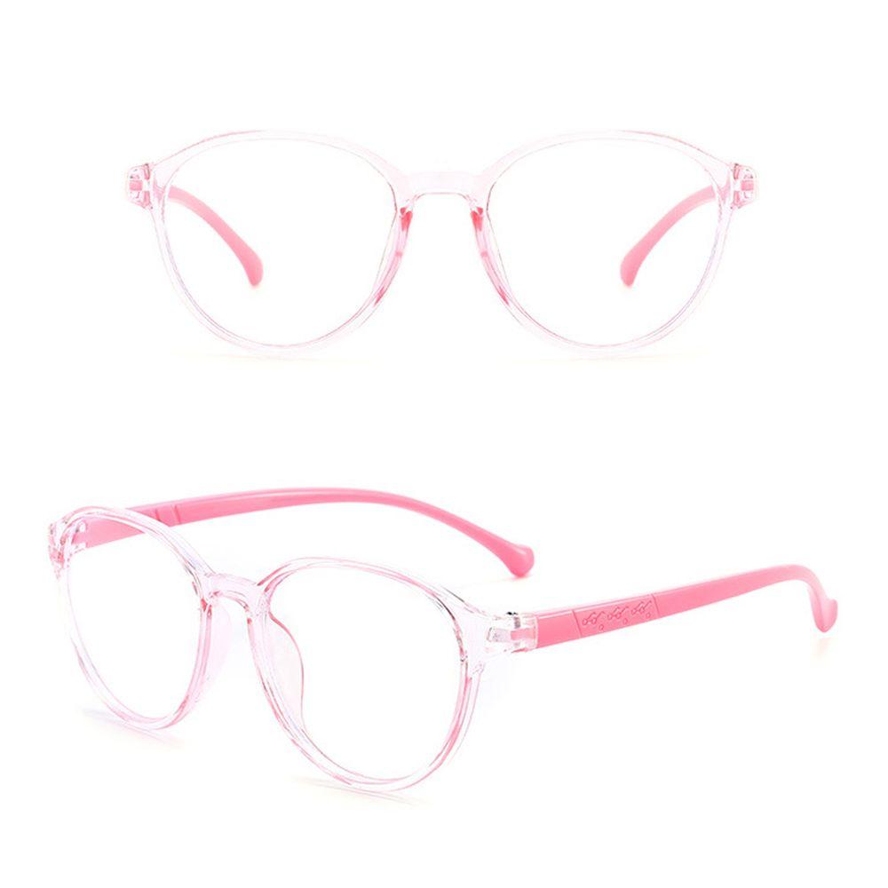 Fashion Glasses Protection Computer Round Eyeglasses Anti-blue Light Ultra Light Frame Kids Glasses