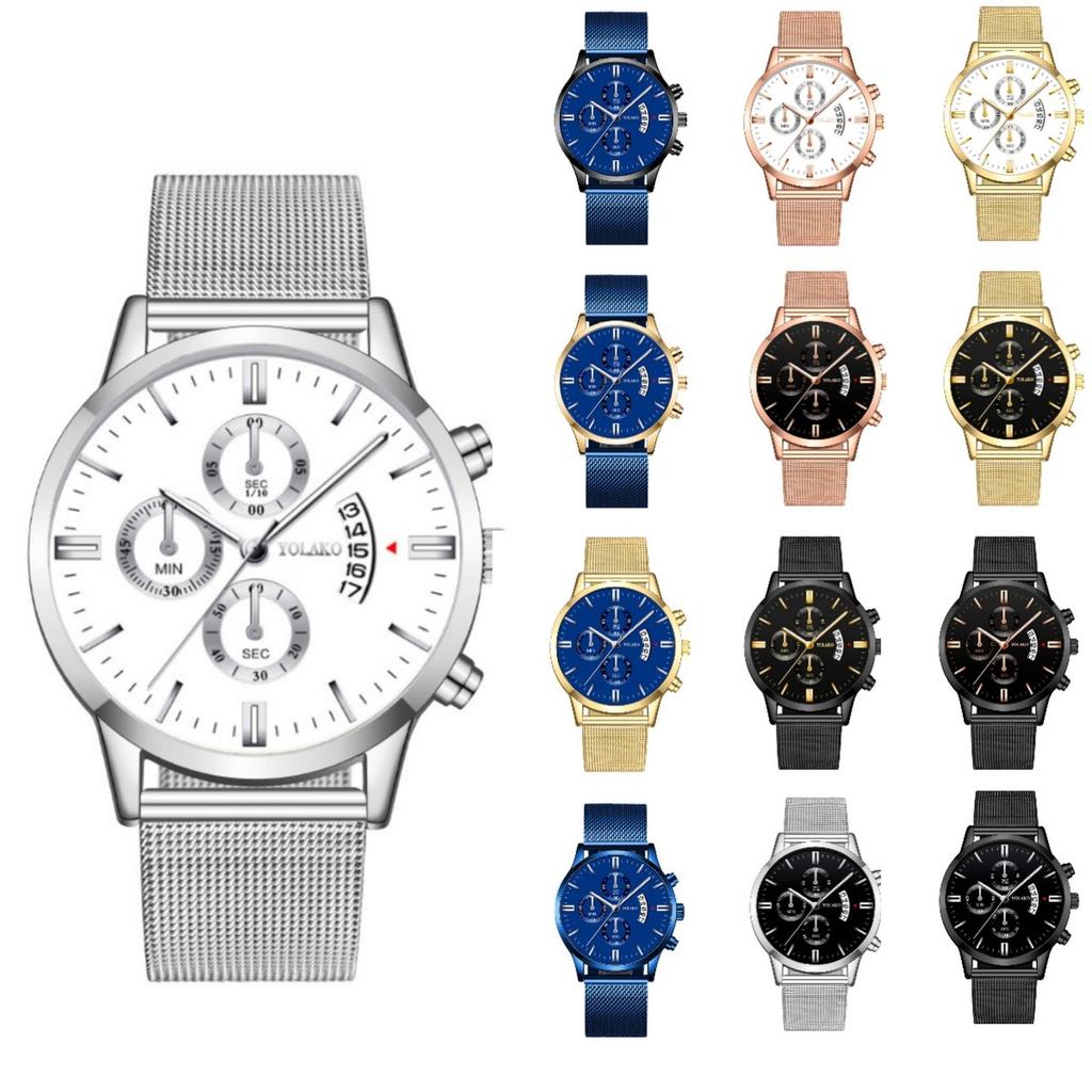 Mens Leather Business Fashion Watch Strap Watch For Gift Giving