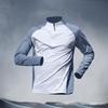 Men's Quick-Dry Half-Zip Training Suit: Long-Sleeve Top and Trousers for Running and Fitness