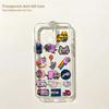Мультяшный Игровой Чехол-Телефон N-Nyan Cat Для iPhone 17 16 16e 15 14 13 12 11 Mini Pro Max X XR XSMax Air Plus Прозрачная Задняя Крышка