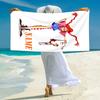 Personalized Friendship Between Child Horse Beach Towel Microfiber Beach Towel Thin Absorbent for Beach Swimming Yoga Bath Sports. 0910251