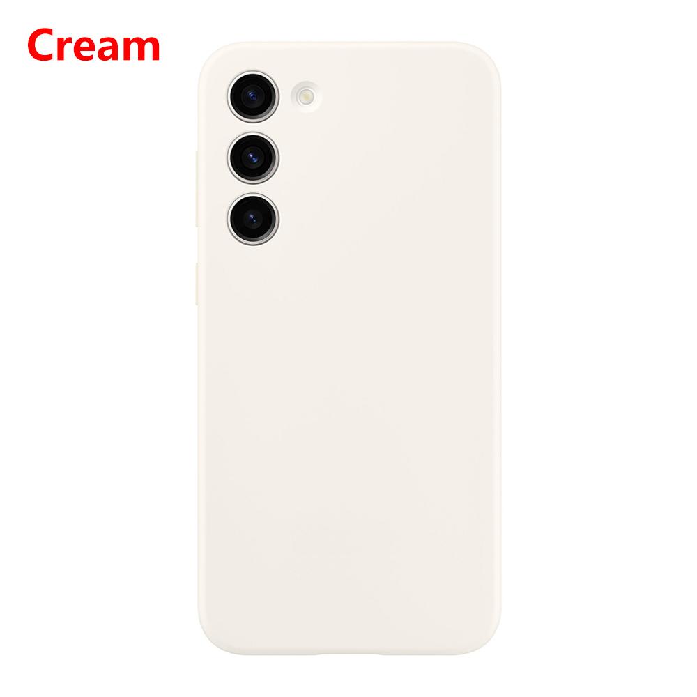 Оригинальный силиконовый чехол для Samsung GALAXY S23 S23 + S23 Plus S23 5G, мягкий противоударный чехол для телефона