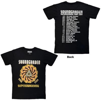 Soundgarden Carbon T-Shirt: Superunknown Tour '94 (Black) (Back Print) OFFICIAL