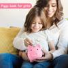 Pig Shape Money Box Reusable Money Saving Box Money Storage Bank  for Helps The Habit of Saving