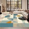 Современное украшение Ковер для гостиной Модный геометрический дизайн Большие ковры для спальни Нескользящий коврик Ковер для холла Боковая часть дивана Плюшевые напольные коврики