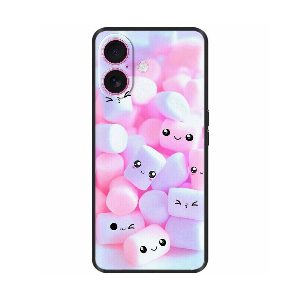 Luxury Shockproof Cover For iPhone 16 Plus Soft Silicone Case For Apple iPhone 16+ 16 Pro Max Bumper Soft Phone Protective Cover