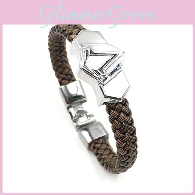 Наруто Аниме Ниндзя Покрытый Сплав Браслет Узор Листа Унисекс Дизайн Подарок для Поклонника Аниме Сувенир для Путешествий