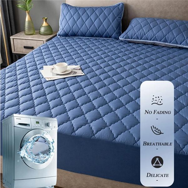 Новая супер водонепроницаемая простыня для кровати, противоскользящий наматрасник, утолщенный стеганый защитный чехол, водонепроницаемая простыня-кровать