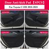 For Toyota C-HR CHR 2018 - 2024 Car Door Anti Kick Pad Carbon Fiber Doors Protective Sticker Automotive Interior Modification