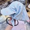 Bow Scarf Peaked Cap Rural Style Strappy Bandana Cap Fashion Headscarf Baseball Hat  Outdoor
