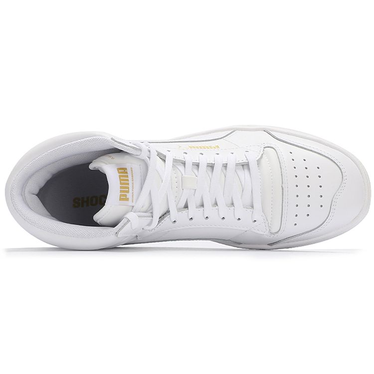 Puma Ralph Sampson Mid White Team Gold Unisex Sneakers 370847-18