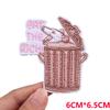 НОВЫЙ Нашивка Лягушка Кошка Милое Животное Вышитые Нашивки Для Одежды Мультяшная Нашивка Термонаклейки Для Одежды Куртки Шляпы Пришивание Сделай Сам