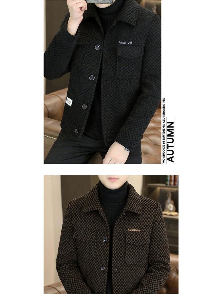 Мужская клетчатая флисовая куртка: Теплая, стильная одежда для зимы и осени