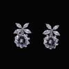 Needle Rhinestone Shiny Prevent Allergy Jewelry Dangle Drop Earrings Fashion Accessories Ear Studs