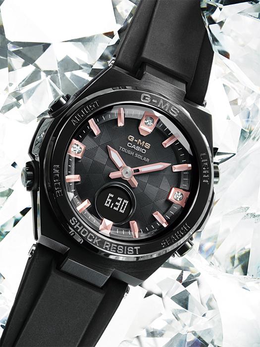 Casio Men's Stainless Steel 100M Water Resistant Analog Shock Resistant Quartz Watch MSG-S200BDD-1A