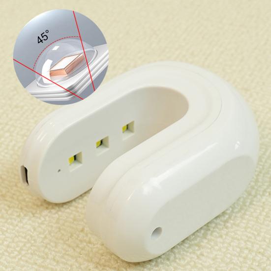 Мини УФ светодиодная лампа для ногтей для гелевых ногтей Портативный свет для маникюра Ручная U-образная лампа для сушки