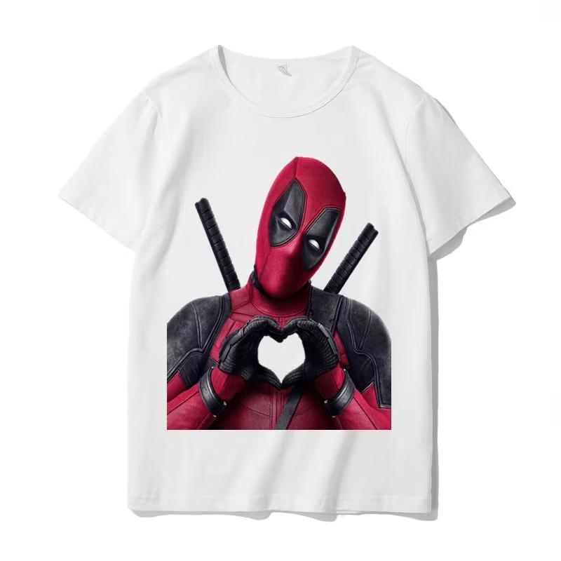 Super Heroes Team Printed Cotton TShirt for Unisex Casual Short Sleeve Shirt