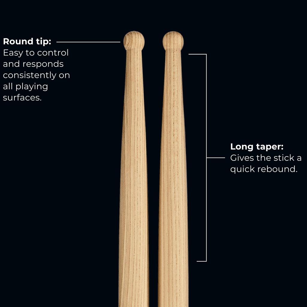 Кисть MEINL Stick Meinl Drumstick Signature Model Calvin Rodgers Hickory Round Tip SB601 x & (419 14,2 мм) []