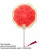 Cartoon Fruit Fruit Fan Multicolor Circular Fan Creative Handheld Fan  Summer Season