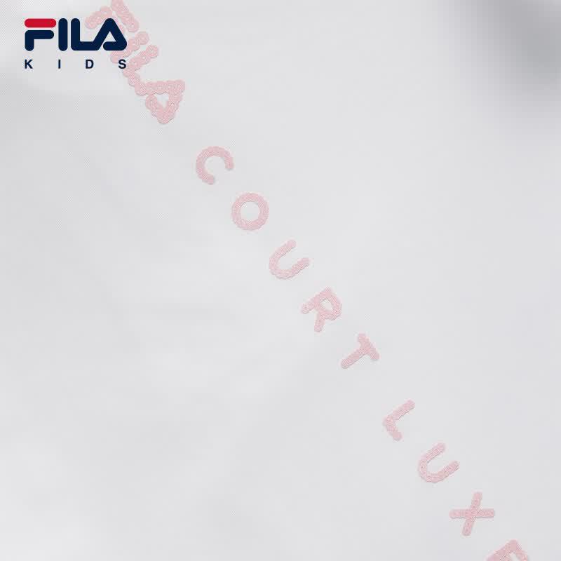 Fila Девочковая вязаная футболка-поло с коротким рукавом