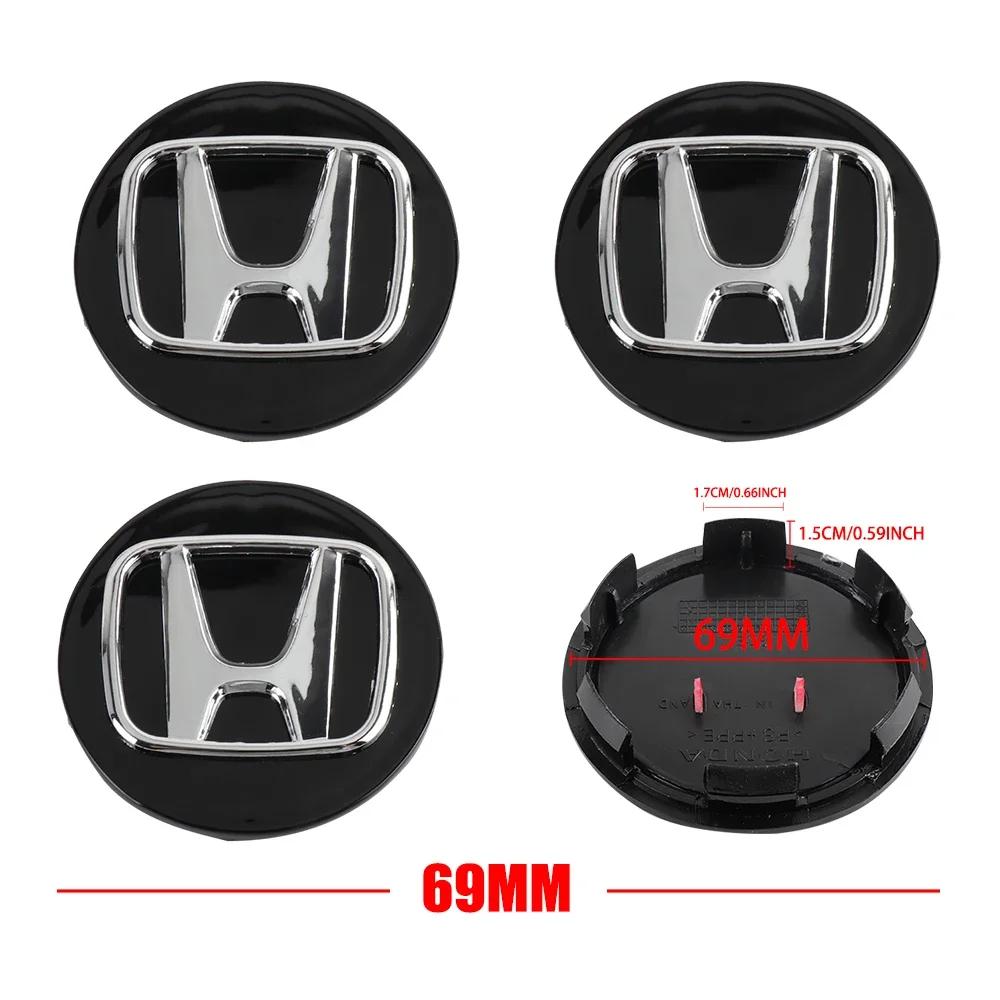 58MM/69MM Car Wheel Center Cover Hub Cap Badge Auto Accessorie For Honda CITY CIVIC Mugen TypeR Type S Vezel RR Insight Si Pilot