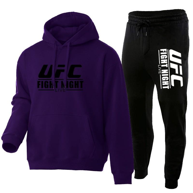 Unisex Hooded Sweatshirt Set With Letter Print Thickened Cotton Blend Loose Fit Winter Casual Sportwear