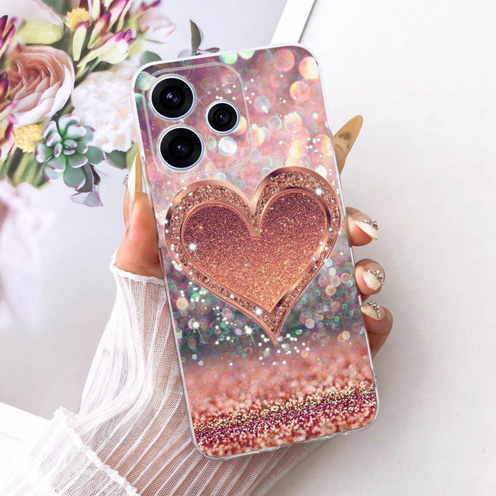 Transparent For Oppo Reno15 Cover Luxury Cute Cat Fashion Butterfly Cool Painted Bumper Casing For Oppo Reno15 5G CPH2825 Case