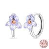 Original 100% S925 Silver Sunflower K Gold Pendant Earrings Iris Earrings Ladies Birthday Anniversary Gift