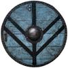 X-MAS Gift Wood & Steel Medieval Knight Shield Handcrafted Viking Shield Replica Blue