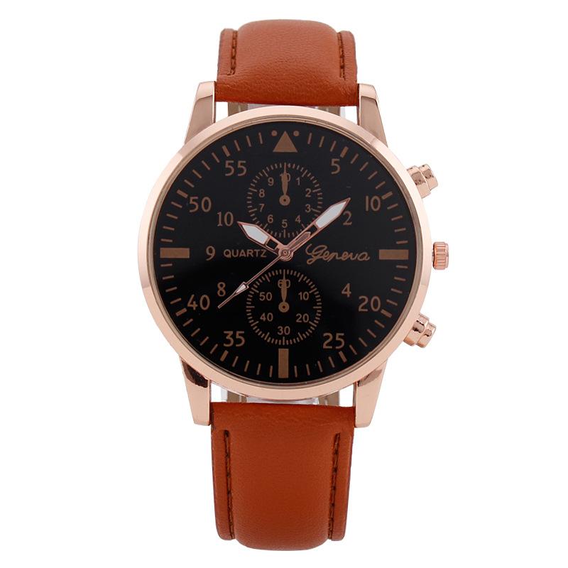 JYL Women's Watch Starry  Student Fashion Leather Strap