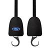 1/2pcs Leather Car Seat Back Hooks Portable Hanging Bag Rack For Ford Focus Mondeo Kuga Fiesta MK7 Escort Explorer Edge 2 4 MK2 MK4
