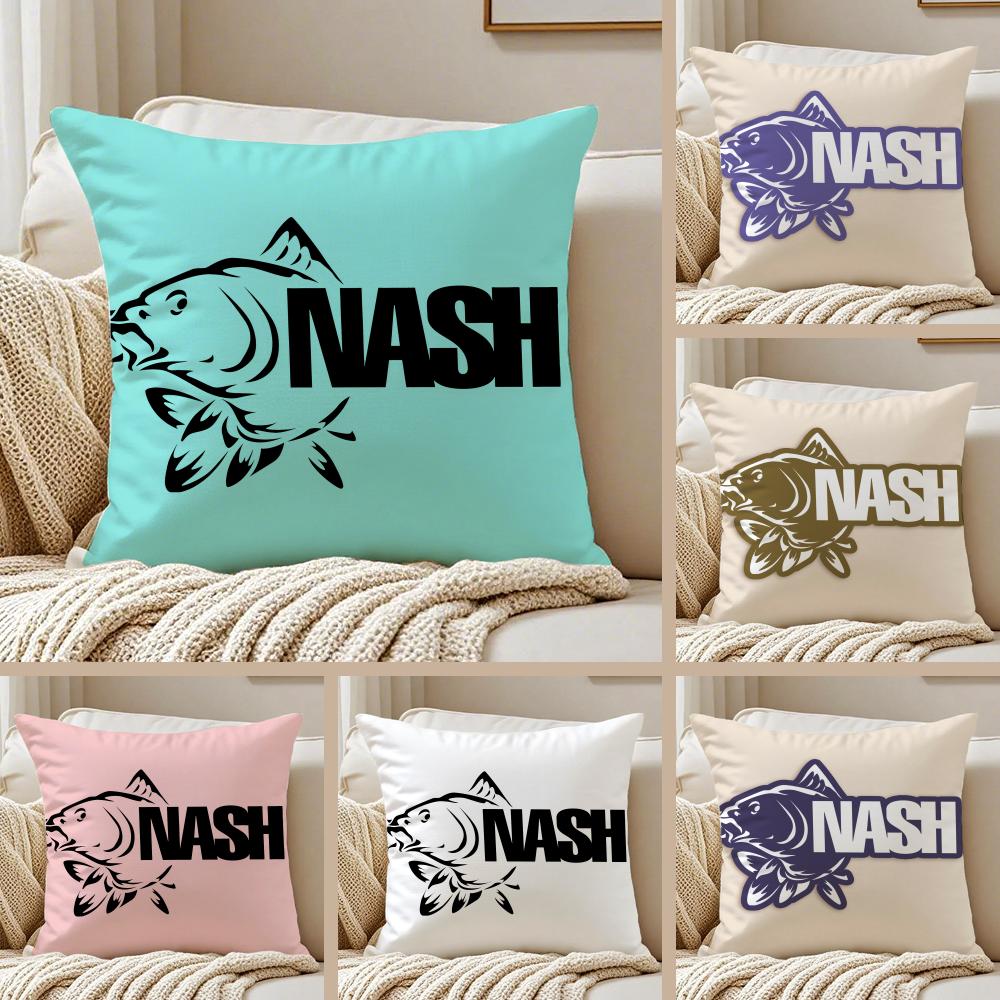 Fashion Brand NNAshS Fish Cushion Cover Pillowcase Ultra Soft Skin Friendly Fabric Cloud Like Comfort Concealed Zipper