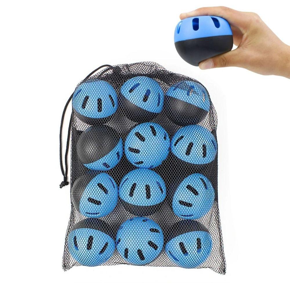 5PCS 74MM Airflow Balls Hollow Hole Softballs Plastic Baseball Practice Balls  Indoor