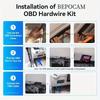 OBD-комплект для подключения видеорегистратора к бортовой сети, порт Type C, поддержка режима парковки, 12В-24В, универсальный для автомобильного видеорегистратора, кабель питания