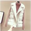Lamb Fur Vest Women's Winter Autumn Loose Medium Long Thick Down Vest Jacket Women's Winter Padded Clothes