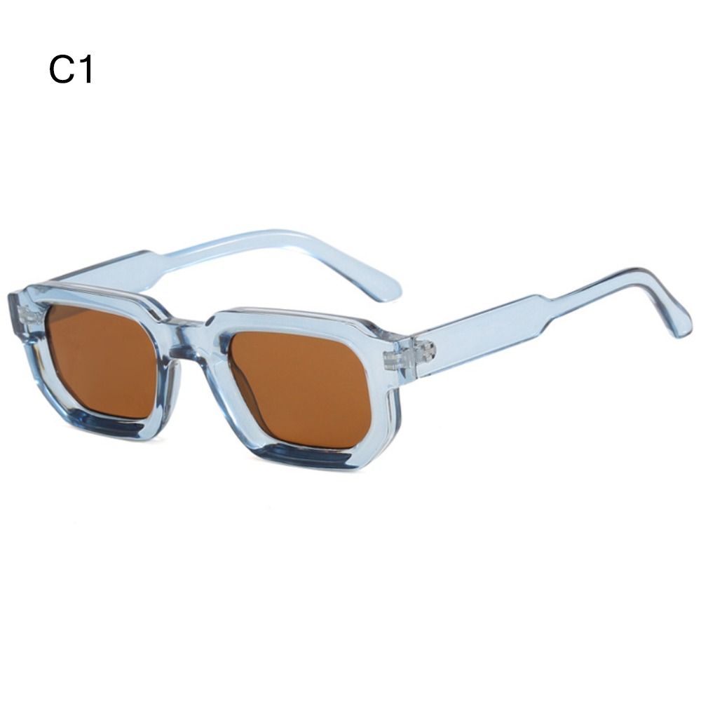UV400 Protection Square Frame Sunglasses Y2K Eyewear Fashion Punk Sun Glasses for Women & Men