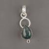 Подвеска из цельного серебра 925 пробы с моховым агатом, ювелирные изделия с подвеской из драгоценных камней ручной работы, подарки для жены, абсолютно новый кулон