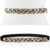Женский тонкий пояс со стразами, эластичный пояс, юбка, аксессуары, декоративная талия