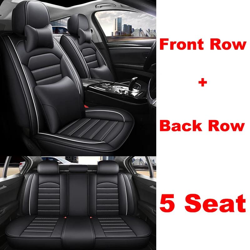 Universal Full Coverage 5 Seat Car Seat Cover for HONDA Shuttle Inspire XRV HRV Pilot Element Insight Prelude Car Accessories