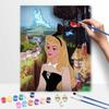 Disney Sleeping Beauty Aurora oil painting digital painting art kit handmade diy painting home decoration gift