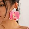 Ladies Party Flower Earrings Exaggerated Big Dinner Jewelry Drop Earrings  For Women Girls Gifts