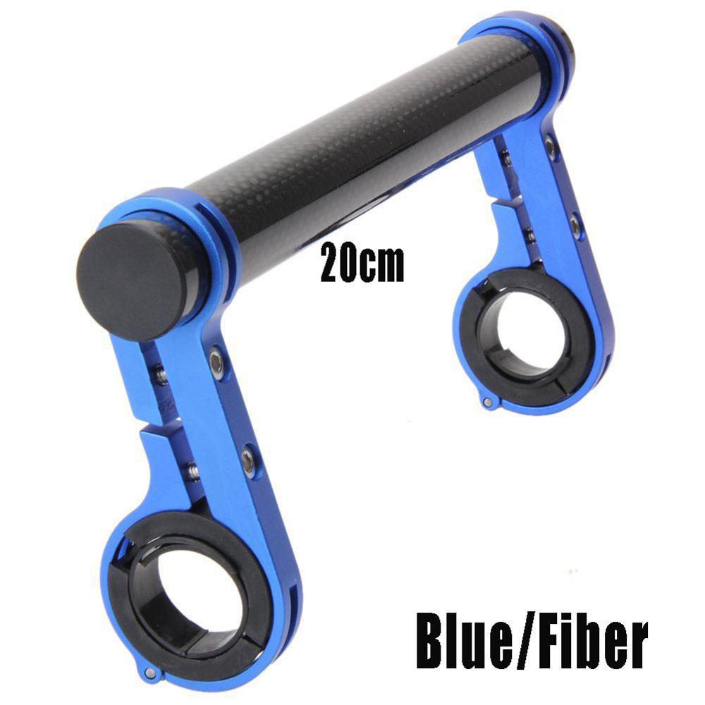 Mountain Bicycle Lamp Mount Aluminum Alloy Bike Handlebar Extender Fiber Double Tube Bracket