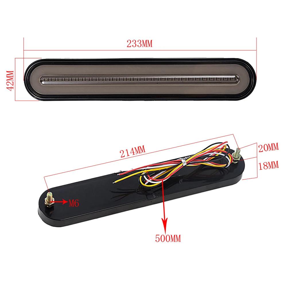 Motorcycle LED Brake Flowing Turn Signal Accent Light For Harley Touring Electra Road Glide FLHR CVO Limited