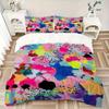 3pcs Abstract Floral Print Bedding Set, Breathable and Soft, Suitable for Bedroom Decor (1*Duvet Cover + 1/2*Pillowcases, No Core) yy250821149