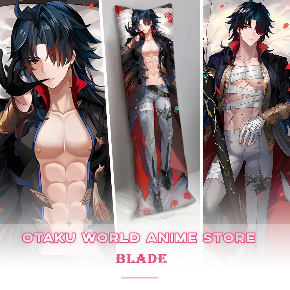 Игра Honkai Star Rail Blade Hugging Body Pillowcase Косплей Реквизит Dakimakura Men Blade Throw Подушка Чехол для подушки Подарки отаку