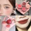 Canned Lip Mud Mist Lipstick Moisturizing Velvet Matte Mousse Lip Gloss Cheek Blush Cream Tint Lips Makeup Cosmetic