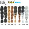 20" Vixen Crochet Натуральные Пряди Синтетические Jumbo Косы Yaki Прямые Crochet Волосы Kanekalon Афро Кудрявые Плетение Наращивание Волос