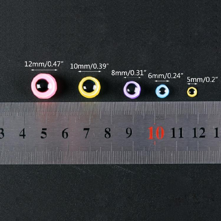 100Pcs/box Fish Eyes Bead Freshwater Lures Eyes Freshwater Fishing Lures Baits