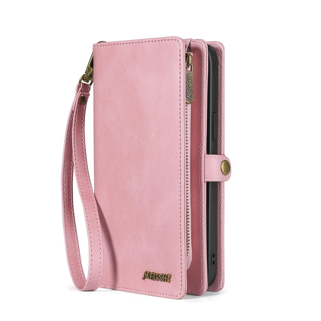 Подходит для телефона S24, кожаный чехол для вставки карт Note 20, ультра-многофункциональный чехол для телефона A73, защитный чехол-книжка