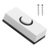 Wall Mounted Doorbell Switches with Screws Round Doorbell Push Button Replacement Plastic Hard Wiring Press Button